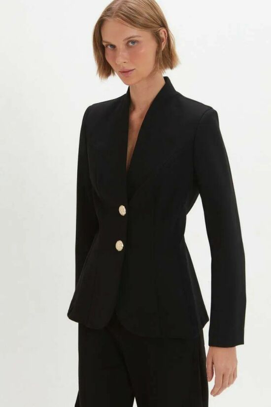 Imagem de Blazer Mel Preto Le Blog